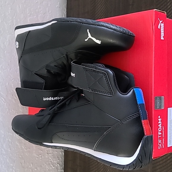 NWBT Puma MMS Neo Cat Black BMW Motorsports Mids Sneakers Size: 11 - Picture 9 of 10